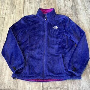 The North Face W's Osito Full-Zip Fleece Jacket, Ultramarine Blue, Size Large